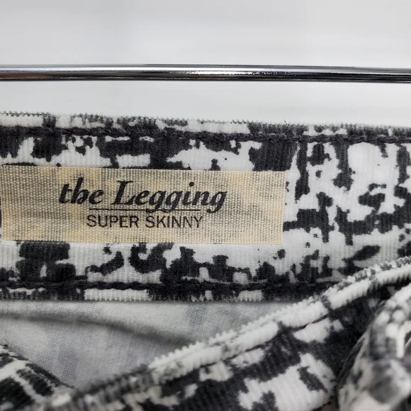 AG Adriano Goldschmied The Legging Super Skinny Jeans White Abstract Print - Picture 8 of 9